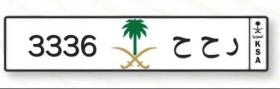 لوحة شبة مميزة ر ح ح 3336