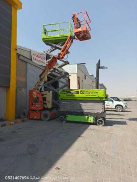 ما نلفت سيزرلفت manlift for rent scissorslift forklift